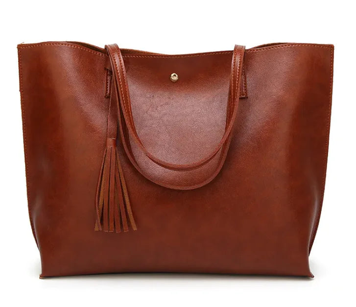 European And American Fashion Tassel Shoulder Bag Handbag - SIMYS