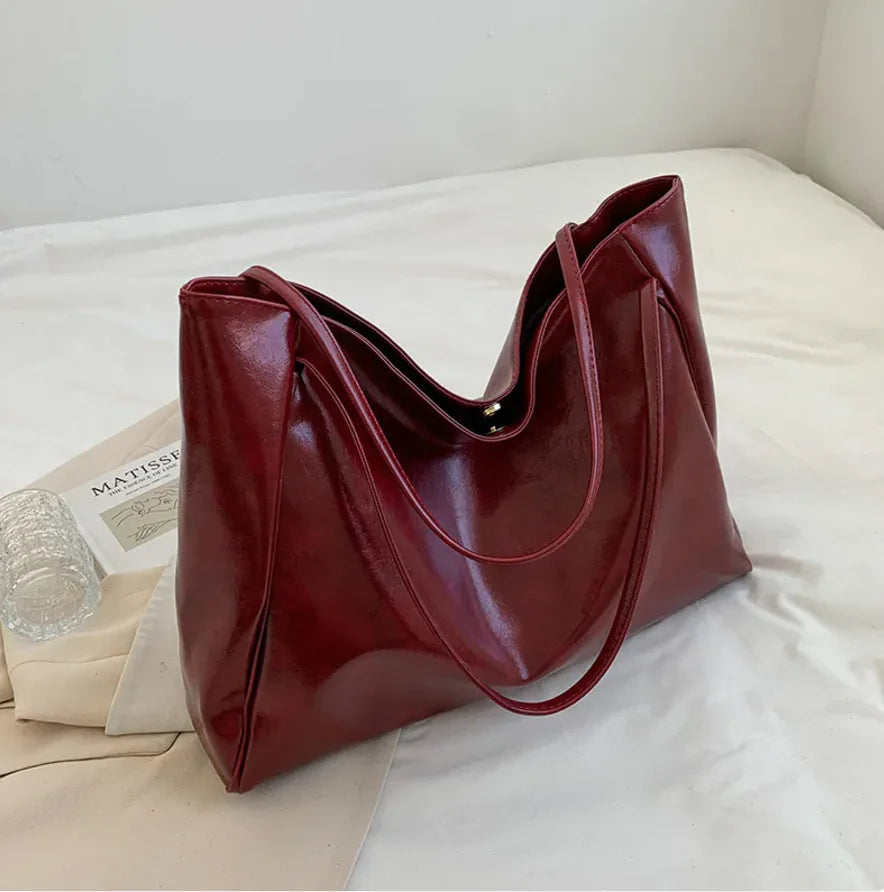 Glossy Retro Tote Bag - SIMYS