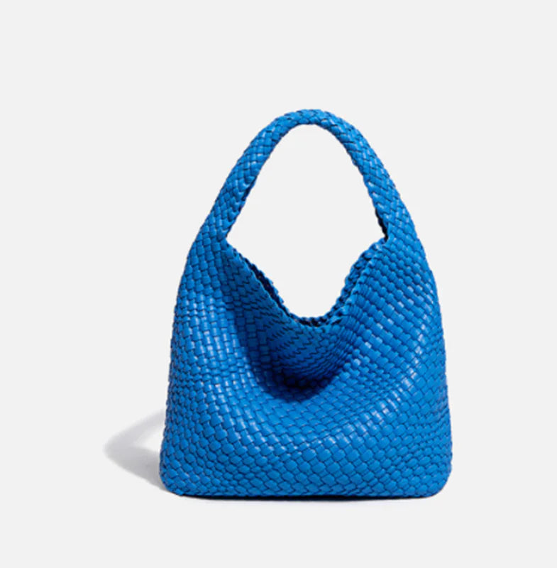 Hand-woven Bucket Soft Leather Bag for Women - SIMYS