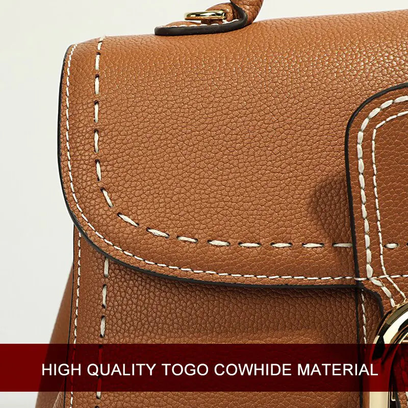 Togo Cowhide Women Handbag - SIMYS