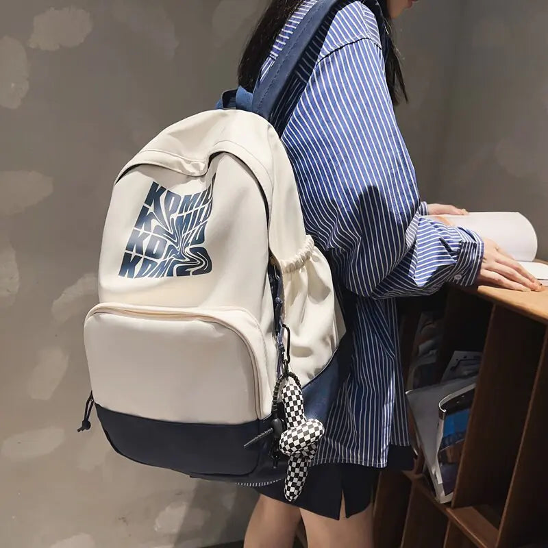 Fashion Letter Print Women's Backpack - SIMYS