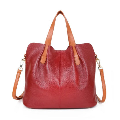 Amor Soft Leather Tote - SIMYS