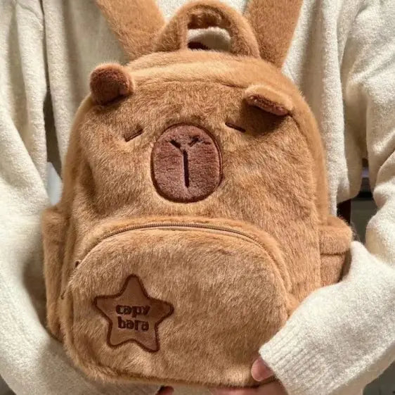 Capybara Plush Little Backpack - SIMYS