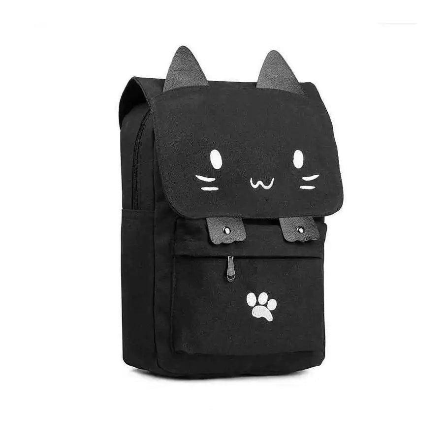 Kitty Cat Canvas Backpack - SIMYS