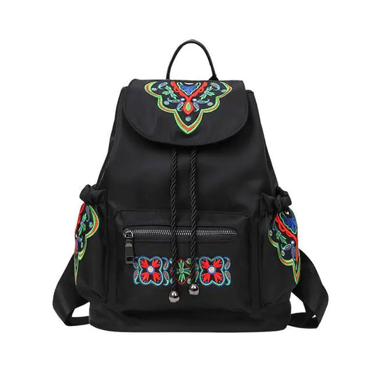 Ethnic Women's Embroidered Backpack - SIMYS