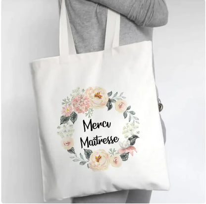 Fleur Canvas Tote Bag - SIMYS