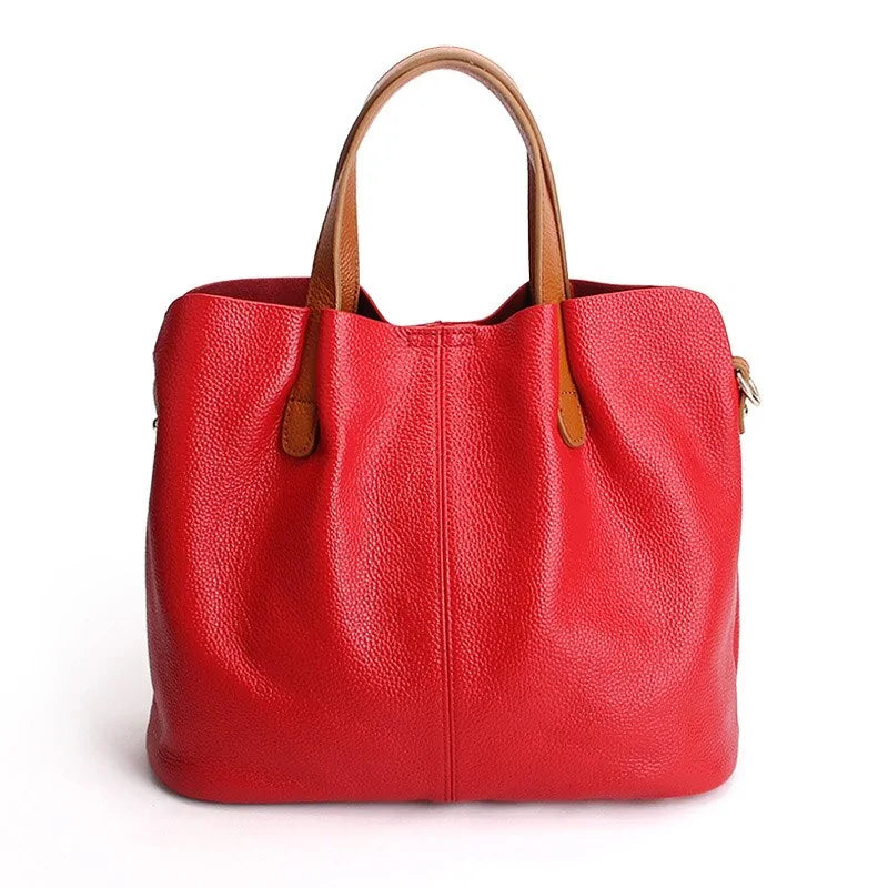 Amor Soft Leather Tote - SIMYS