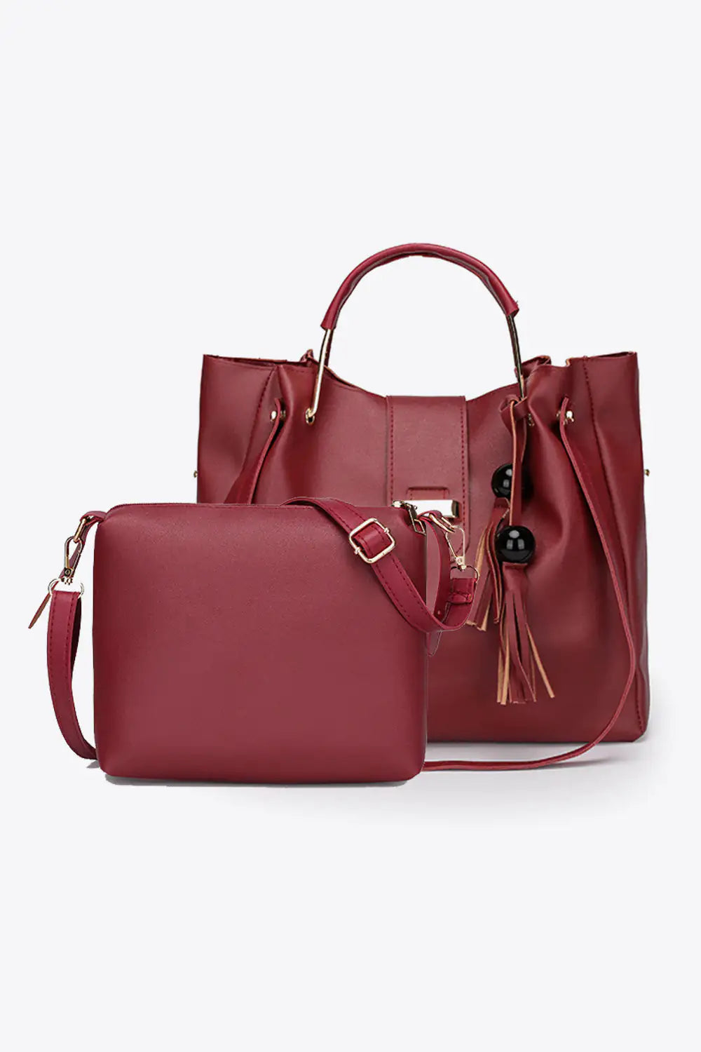 2-Piece PU Leather Bag Set - SIMYS