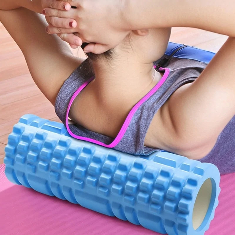 Fitness Foam Roller Set: Yoga Column & Soft Yoga Block