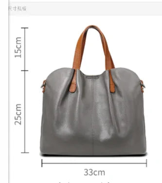 Amor Soft Leather Tote - SIMYS