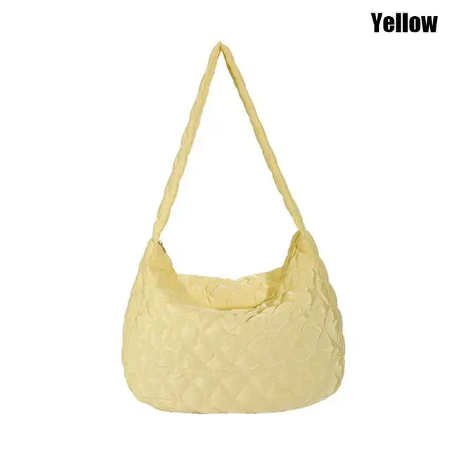 Women Large Capacity Quilted Tote Bag - SIMYS