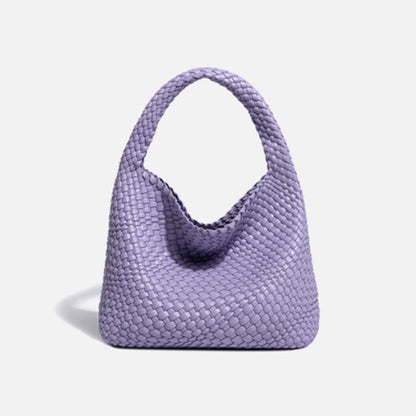 Hand-woven Bucket Soft Leather Bag for Women - SIMYS