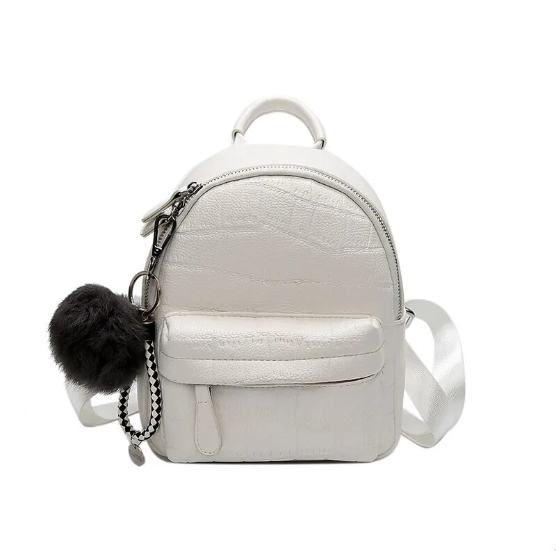 Mini Leather Backpack - SIMYS