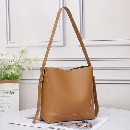 Leather Shoulder Bag - SIMYS