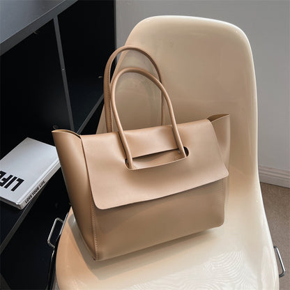 New Fashion Women's Large Capacity Handbag High Quality PU Leather Shoulder Bag - SIMYS