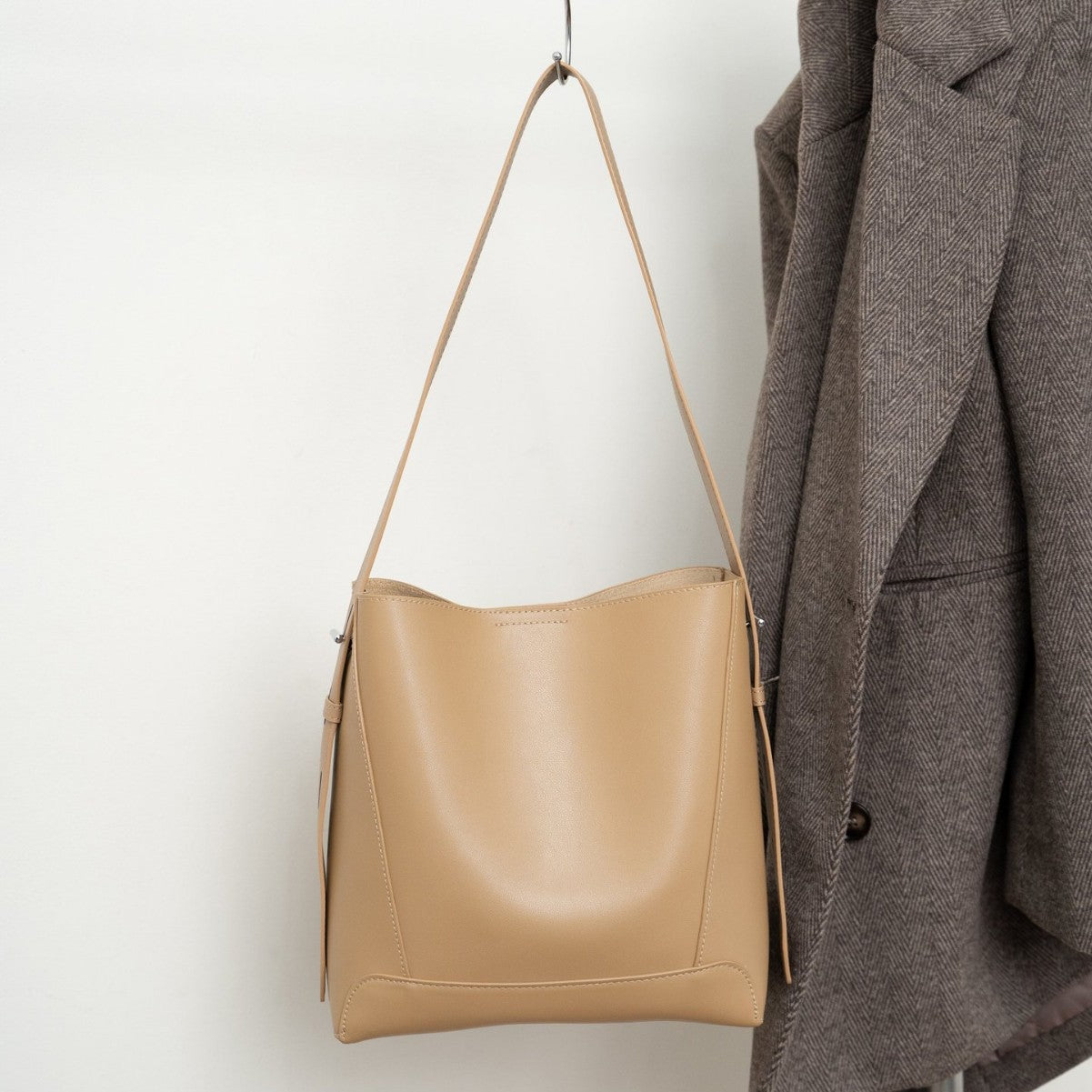 Leather Shoulder Bag - SIMYS