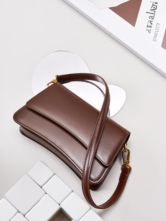 Trendy Leather Shoulder Bag - SIMYS