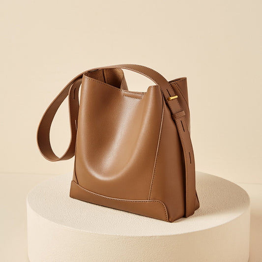 Leather Shoulder Bag - SIMYS