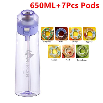 Scented Sports Water Bottle With Flavor Pods