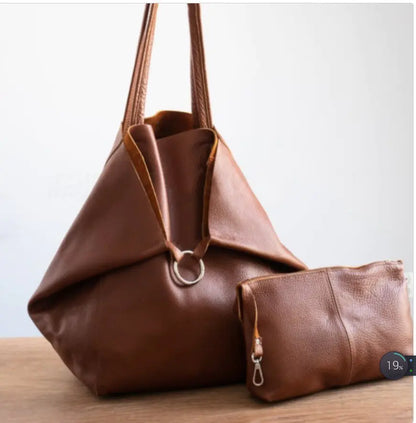 Leather Hand Tote Bags - SIMYS