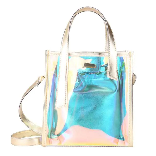 Stylish PVC Shoulder Tote Bag - SIMYS