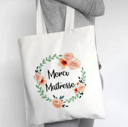 Fleur Canvas Tote Bag - SIMYS