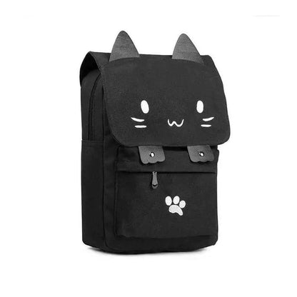 Kitty Cat Canvas Backpack - SIMYS