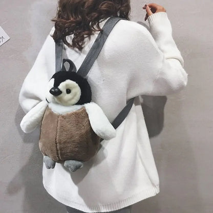 Cute Penguin Plush Backpack - SIMYS