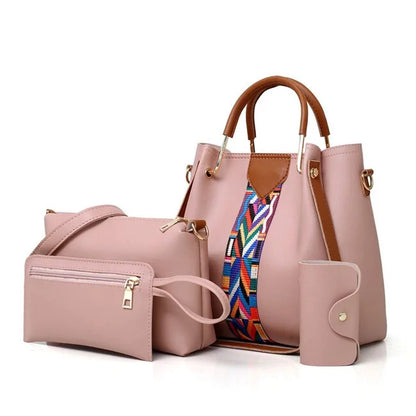 High-Quality PU Leather Fashion Women's Bag Set - SIMYS