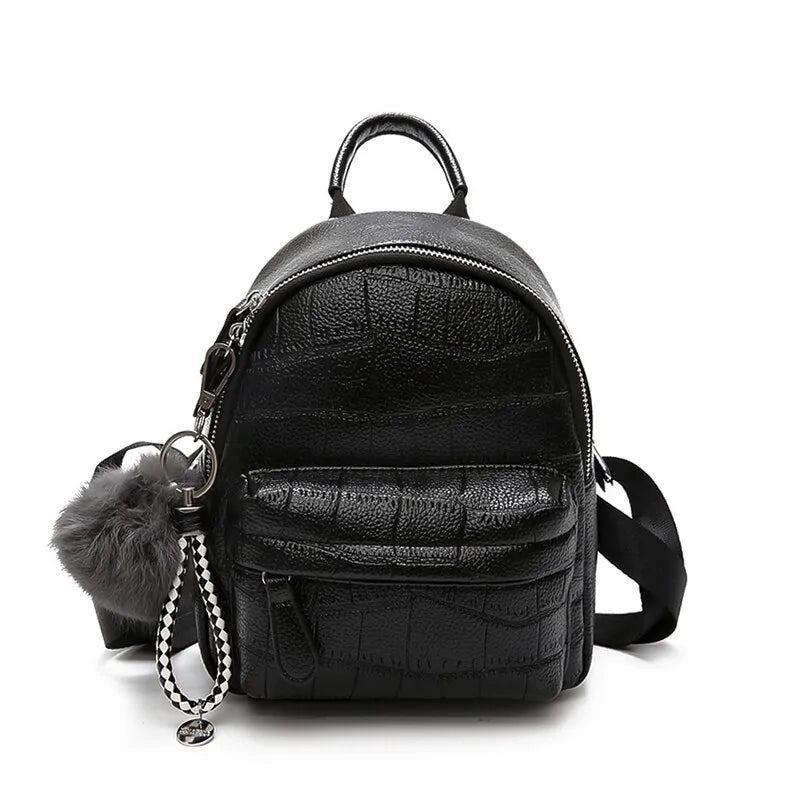 Mini Leather Backpack - SIMYS