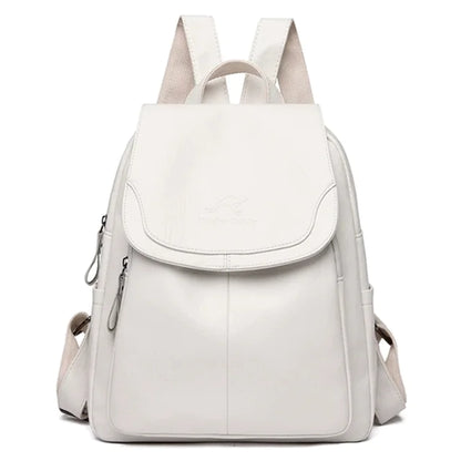 Women's Vintage Leather Backpack - Aussie - SIMYS