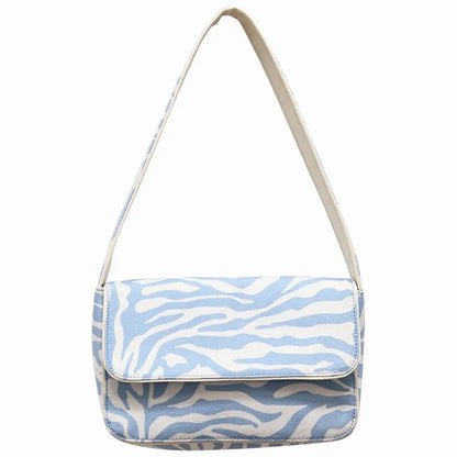 Zebra Pattern Shoulder Bag