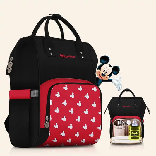 Disney Mickey & Minnie Pocket Patterned Diaper Bag - SIMYS