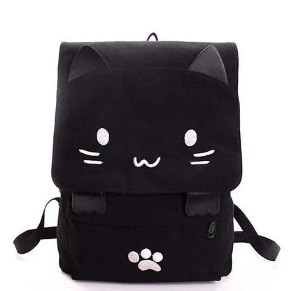 Kitty Cat Canvas Backpack - SIMYS