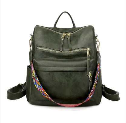 Vintage Soft Leather Backpack