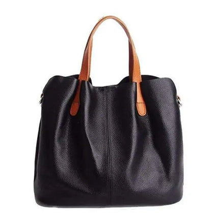 Amor Soft Leather Tote - SIMYS