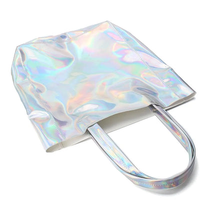 Laser Hologram Shoulder Bag Tote - SIMYS