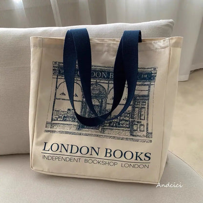 London Books Print Tote Bag - SIMYS