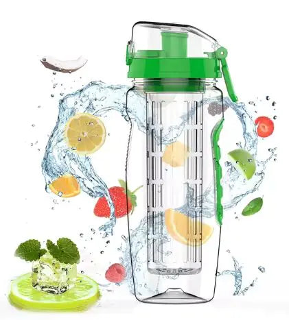 BPA-Free 1000ml Plastic Sport Fruit Infuser Water Bottle