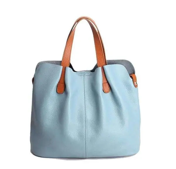 Amor Soft Leather Tote - SIMYS