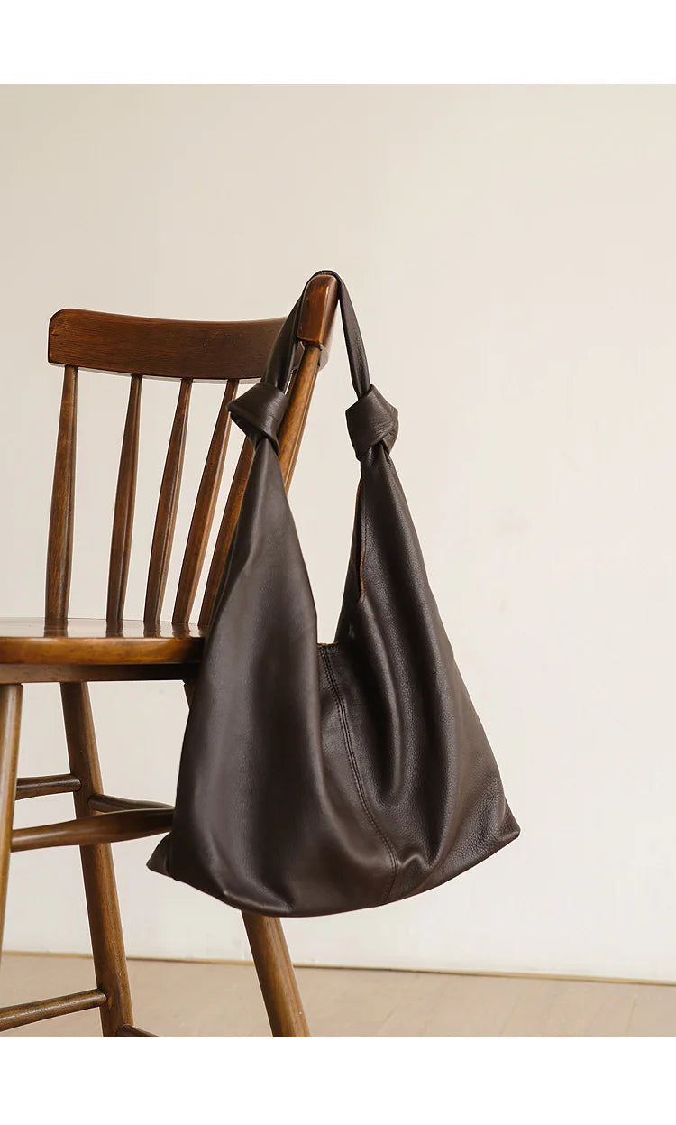 Leather Shoulder Bag - SIMYS