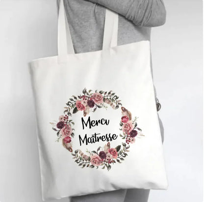 Fleur Canvas Tote Bag - SIMYS