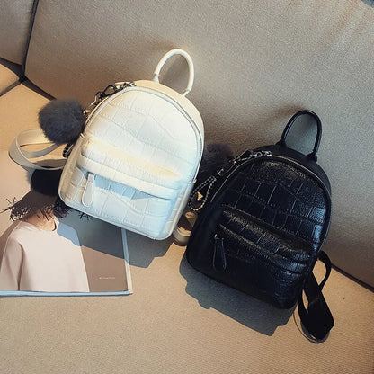 Mini Leather Backpack - SIMYS