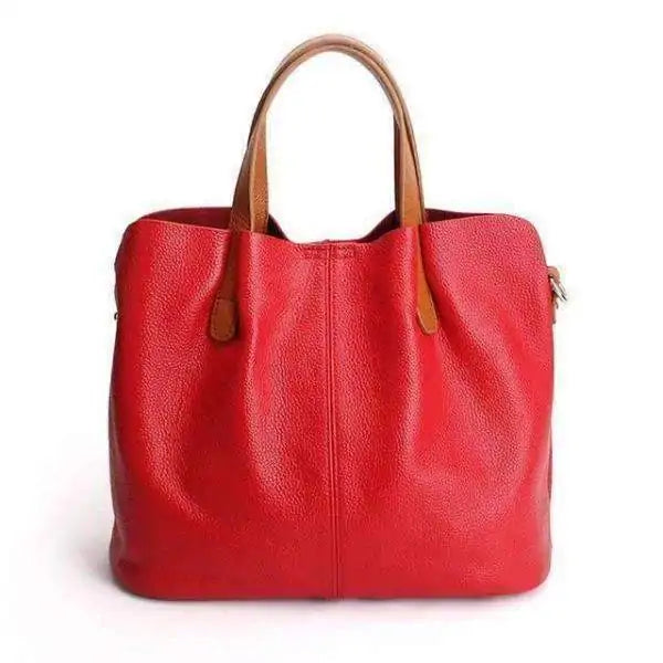 Amor Soft Leather Tote - SIMYS