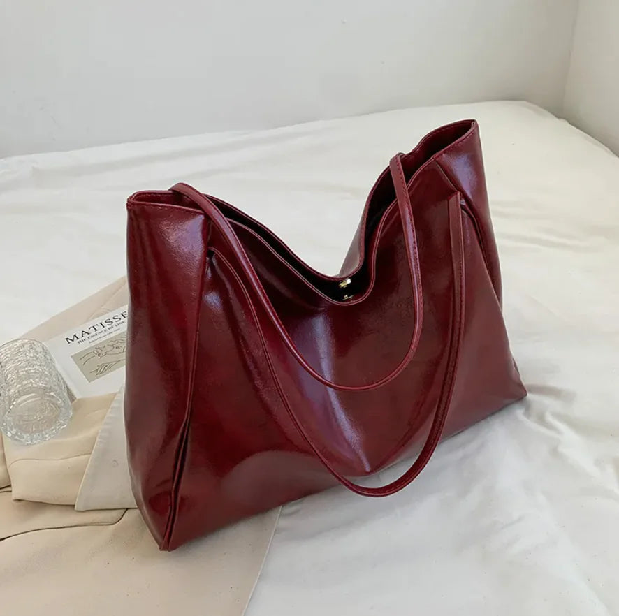 Glossy Retro Tote Bag - SIMYS