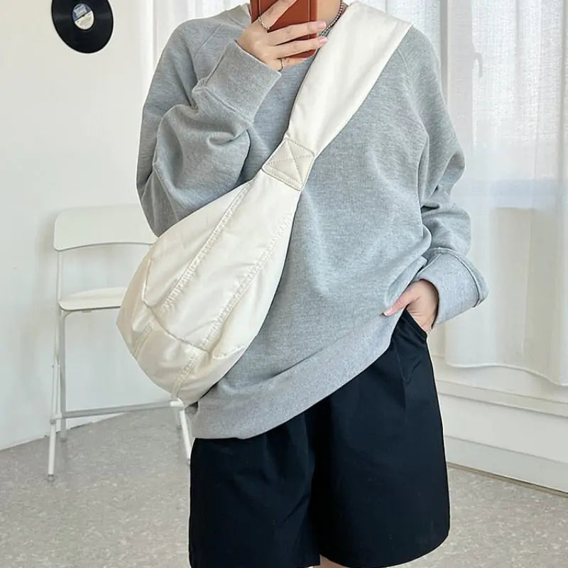 Unisex Nylon Crossbody Bag