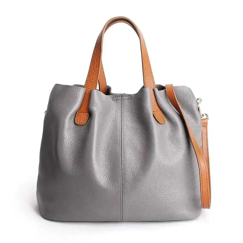 Amor Soft Leather Tote - SIMYS