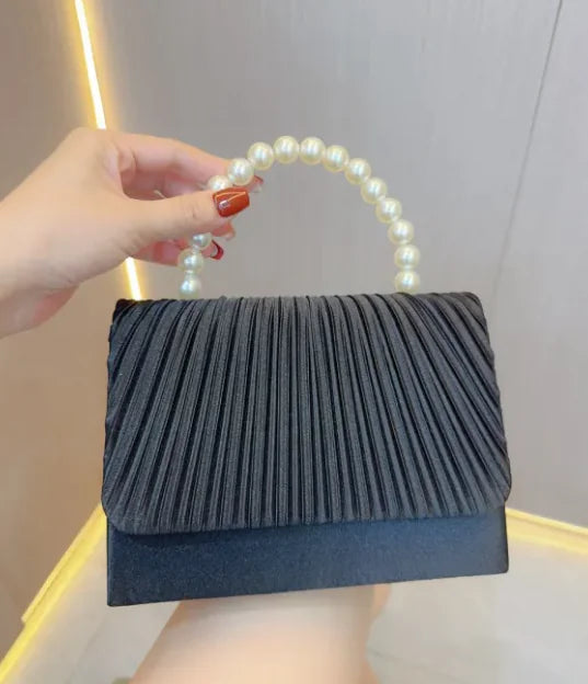 Women's Fashion Pleated Evening Bag - SIMYS