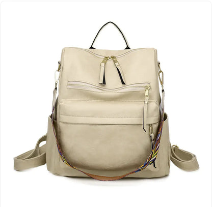 Vintage Soft Leather Backpack