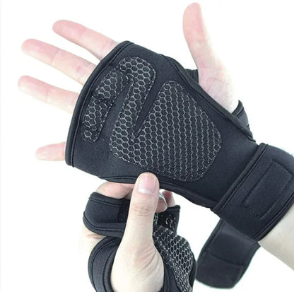 Half-Finger Sports Gloves with Non-Slip Silicone Palm